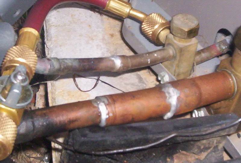 New method to soldering refrigerant lines!